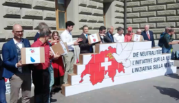 Einreichung Neutralitätsinitiative